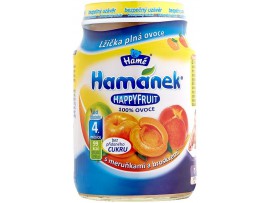 Hamánek пюре из абрикос и персиков 190 г